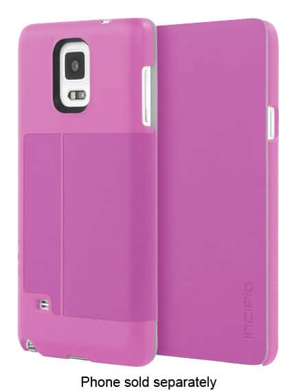 Front. Incipio - Lancaster Case for Samsung Galaxy Note 4 Cell Phones - Purple.