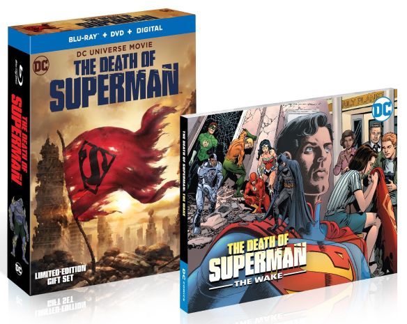  The Death of Superman [Blu-ray/DVD] [Graphic Novel] [Only @ Best Buy] [2018]