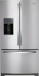 Whirlpool - 26.8 Cu. Ft. French Door Refrigerator - Stainless Steel - Front_Zoom