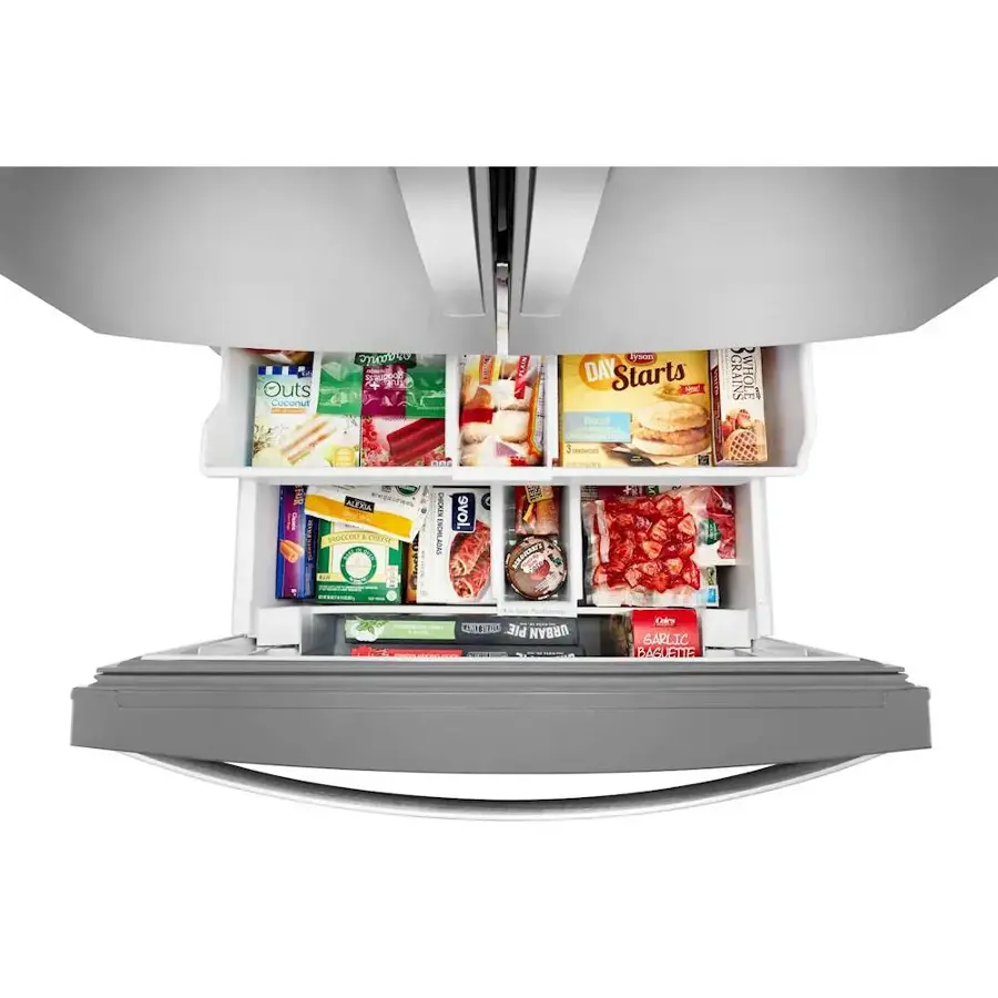 Alt View 5. Whirlpool - 26.8 Cu. Ft. French Door Refrigerator - Stainless Steel.