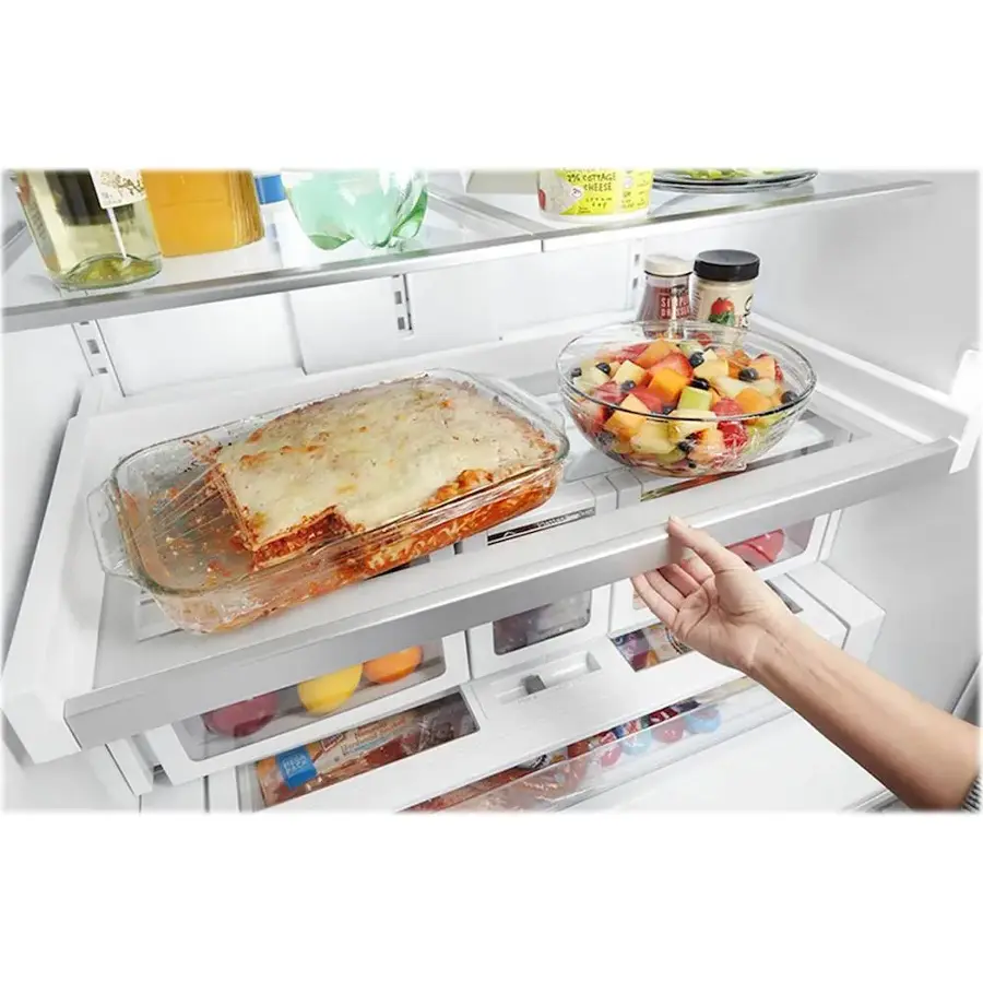 Alt View 12. Whirlpool - 26.8 Cu. Ft. French Door Refrigerator - Stainless Steel.