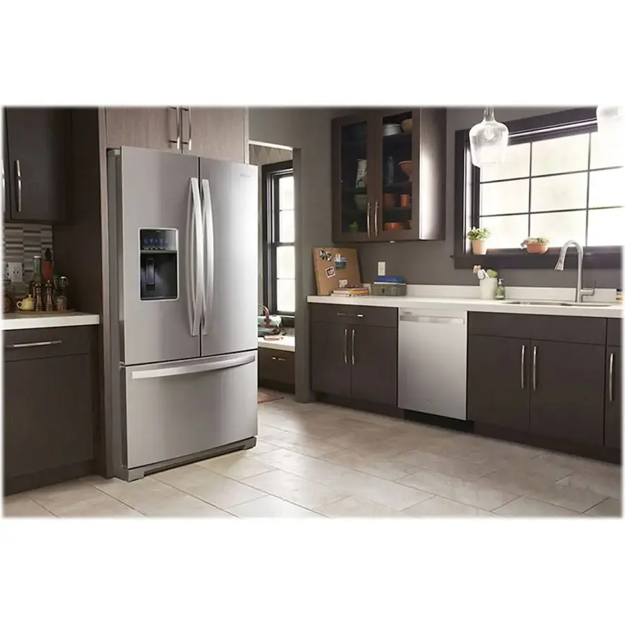 Alt View 14. Whirlpool - 26.8 Cu. Ft. French Door Refrigerator - Stainless Steel.