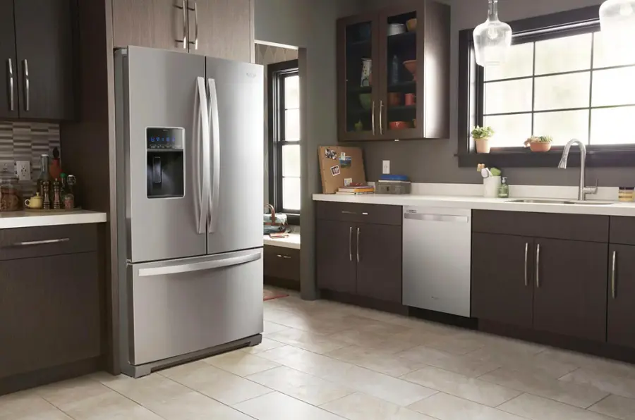 Alt View 15. Whirlpool - 26.8 Cu. Ft. French Door Refrigerator - Stainless Steel.