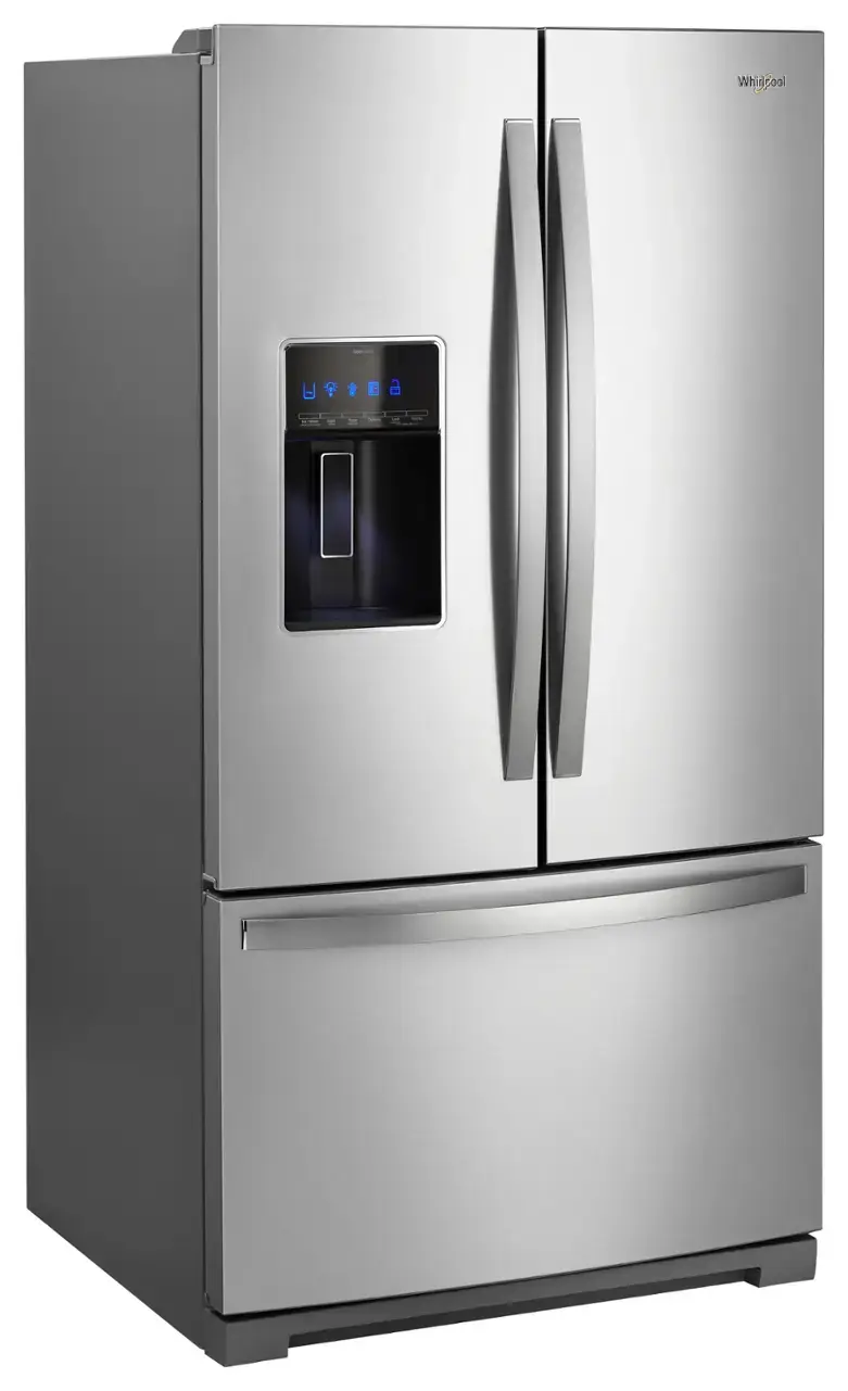 Alt View 4. Whirlpool - 26.8 Cu. Ft. French Door Refrigerator - Stainless Steel.