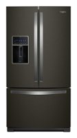 Whirlpool - 26.8 Cu. Ft. French Door Refrigerator - Black Stainless Steel - Front_Zoom