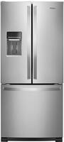 Whirlpool - 19.7 Cu. Ft. French Door Refrigerator - Stainless steel - Front_Zoom