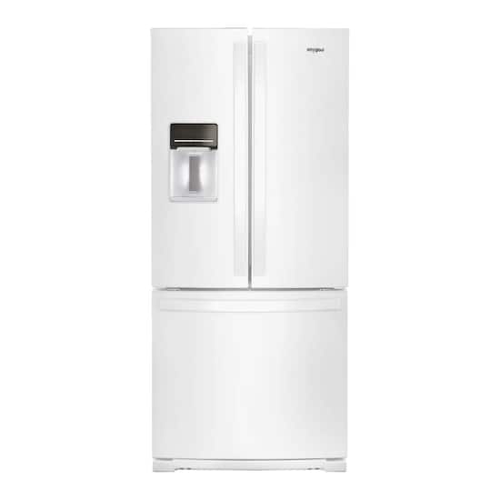 Whirlpool 19 7 Cu Ft French Door Refrigerator White Wrf560sehw Best Buy