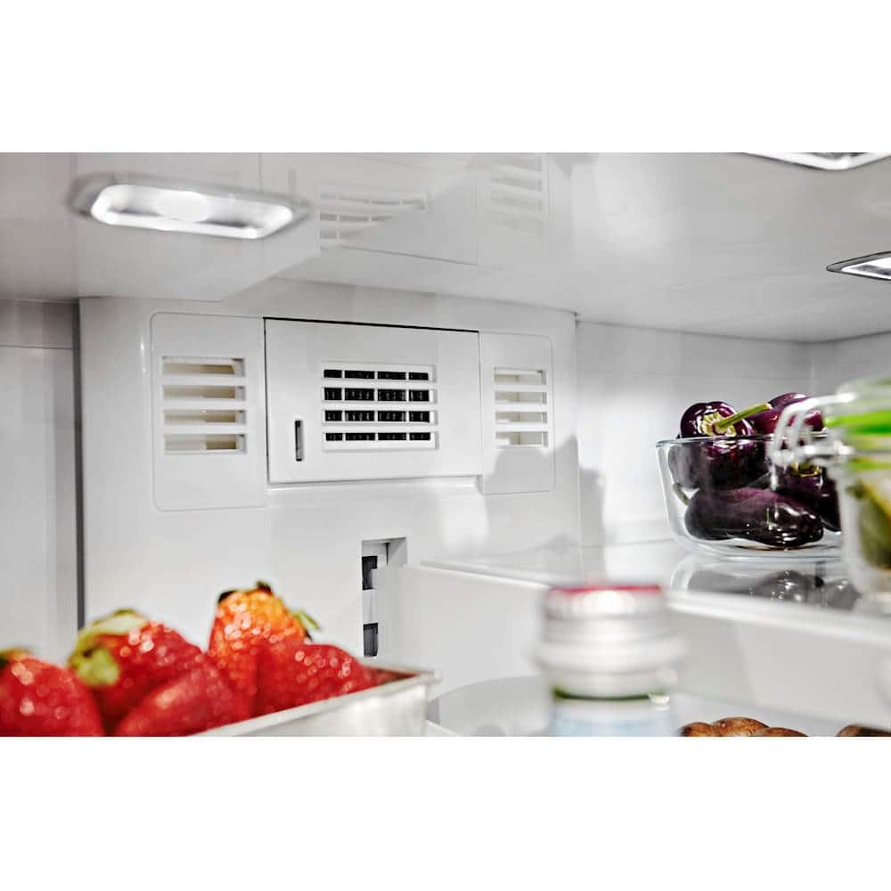 Alt View 13. KitchenAid - 27 Cu. Ft. French Door Refrigerator - Black Stainless Steel.