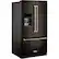 Left. KitchenAid - 27 Cu. Ft. French Door Refrigerator - Black Stainless Steel.