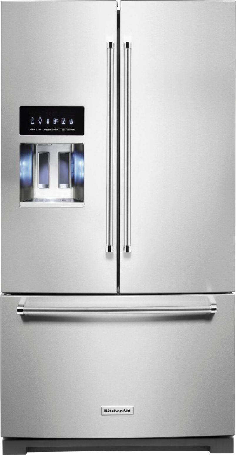 KitchenAid   20 Cu. Ft. French Door Refrigerator   Printshield Stainless