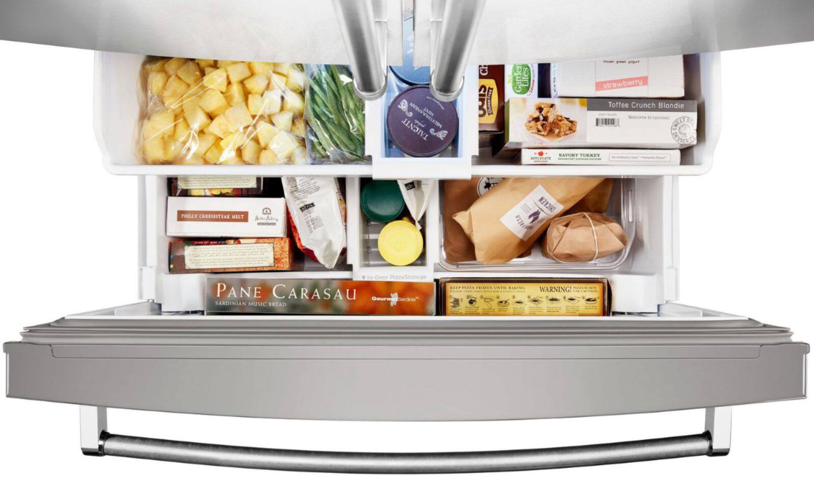 Alt View 11. KitchenAid - 27 Cu. Ft. French Door Refrigerator - Stainless Steel.