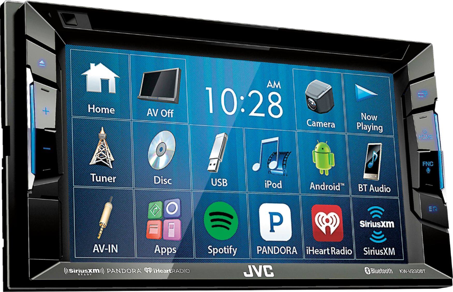 Alt View 11. JVC - Geek Squad Certified Refurbished Built-in Bluetooth - In-Dash CD/DM Receiver - Black.