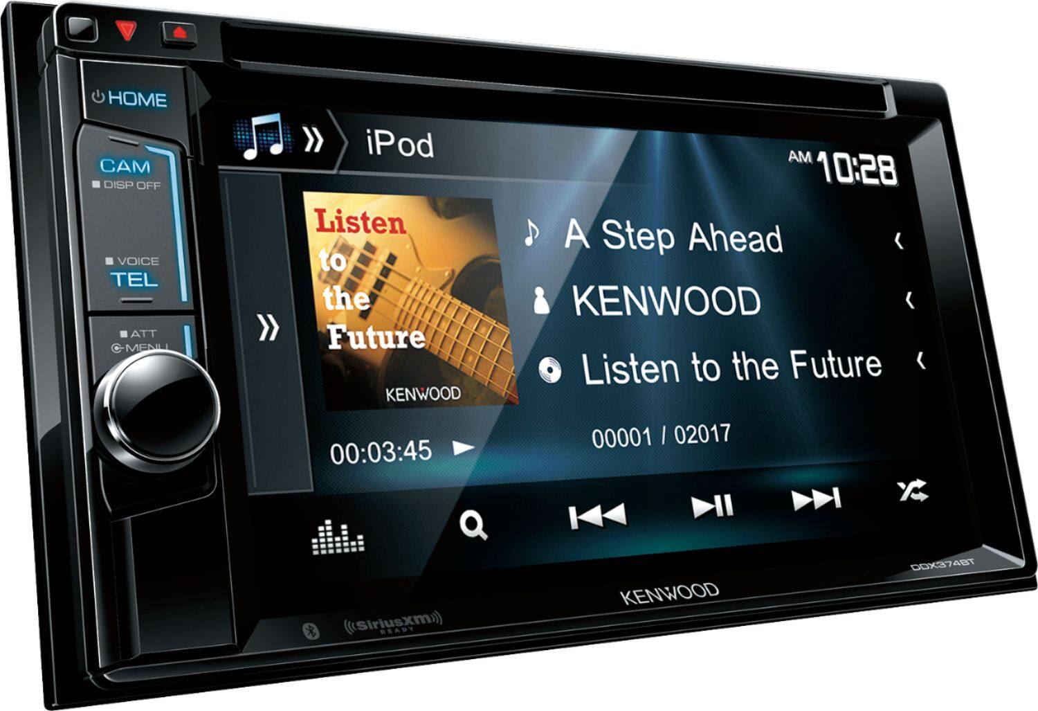 Alt View 11. Kenwood - Geek Squad Certified Refurbished 6.2" - Built-in Bluetooth - In-Dash CD/DVD/DM Receiver - Black.