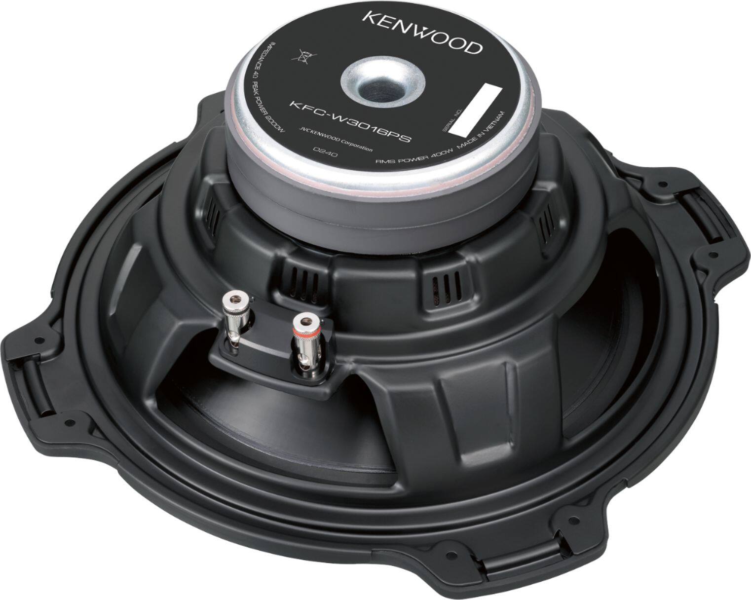 Best Buy Kenwood Geek Squad Certified Refurbished 12" 4Ohm Subwoofer