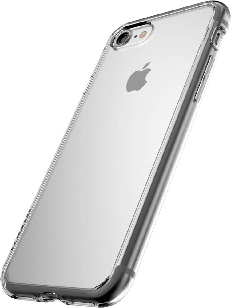impact hybrid series protective case for apple iphone 7 and 8 - clear impact hybrid series protective case for apple iphone 7 and 8 - clear