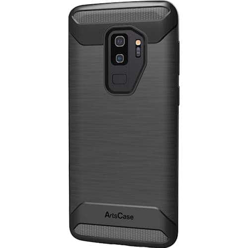 Front. ArtsCase - Rugged Impact Case for Samsung Galaxy S9+ - Black.