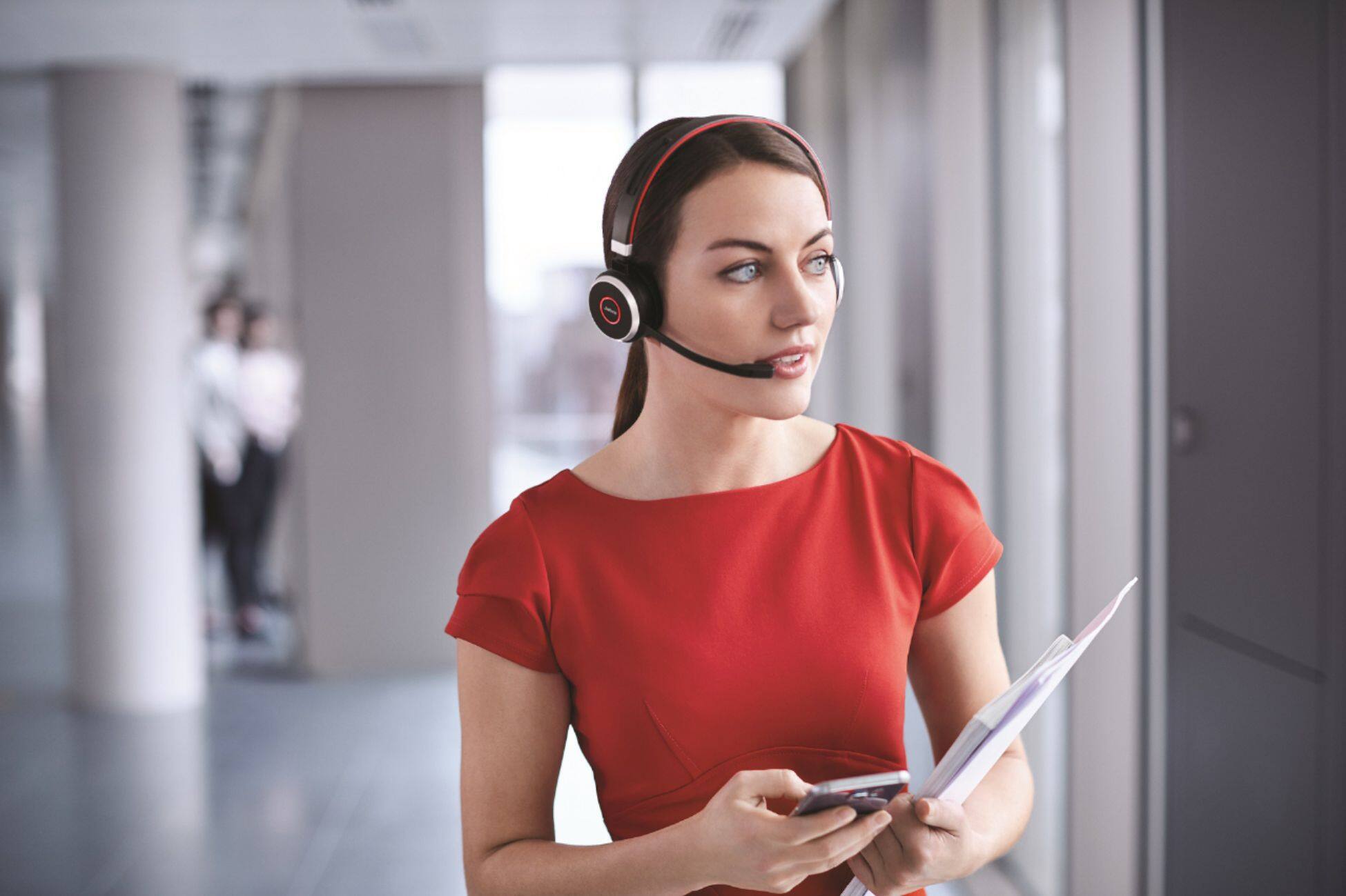 Alt View 13. Jabra - Evolve 65 Bluetooth Headset - Black.