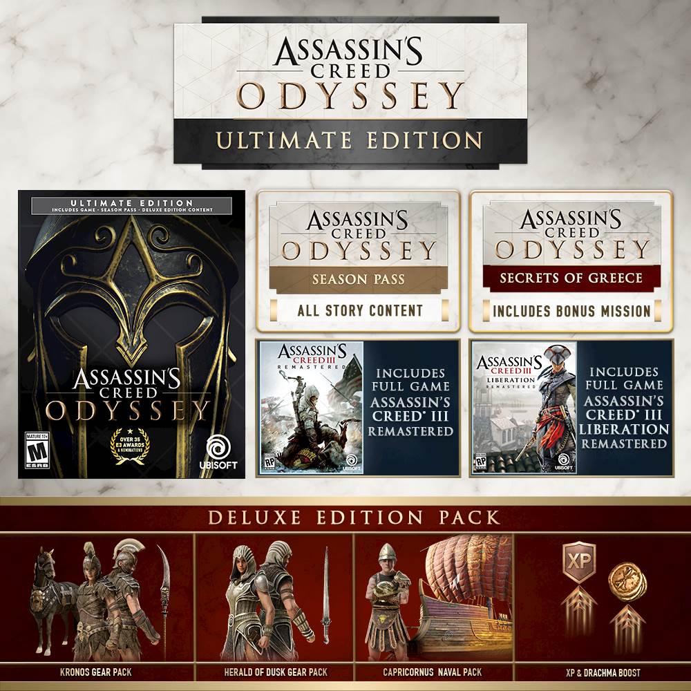 assassin's creed odyssey ultimate edition ps4