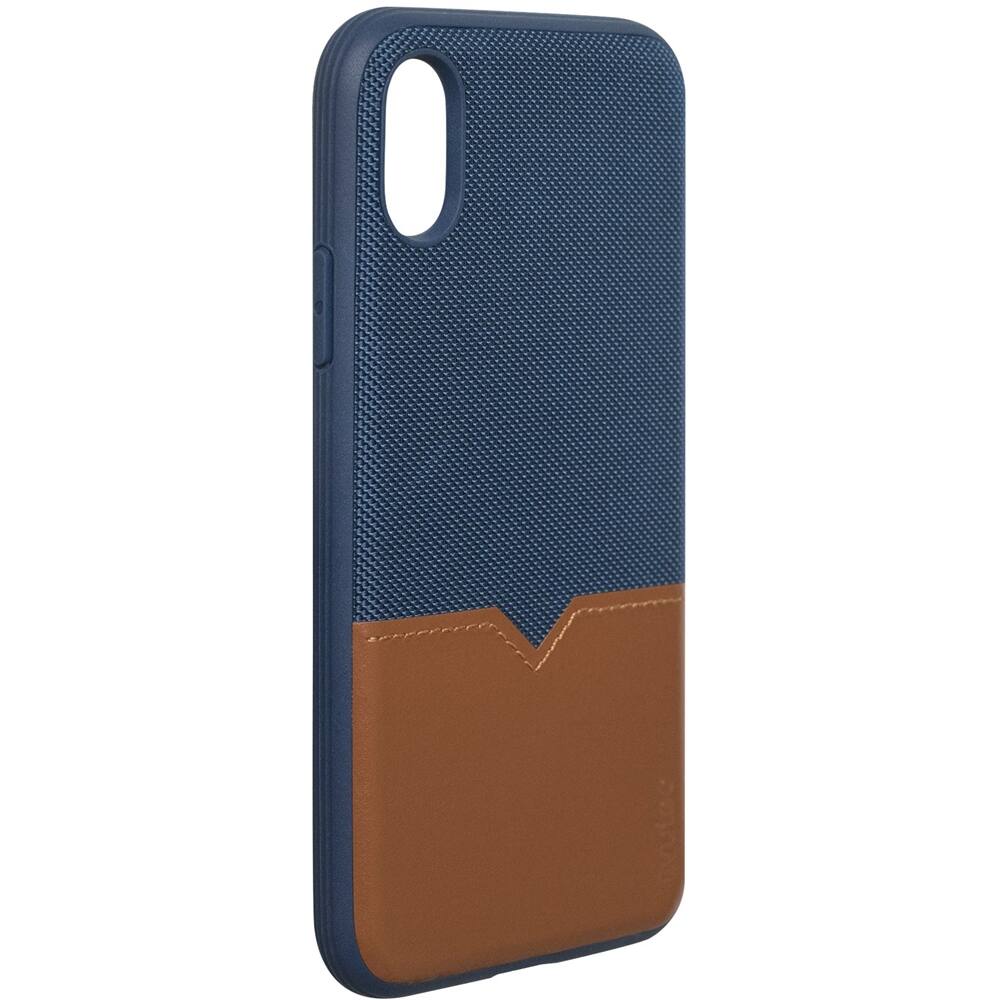 northill series case for apple iphone x and xs - blue/navy/saddle northill series case for apple iphone x and xs - blue/navy/saddle
