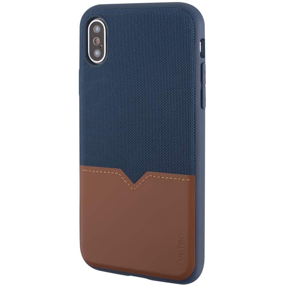 northill series case for apple iphone x and xs - blue/navy/saddle northill series case for apple iphone x and xs - blue/navy/saddle