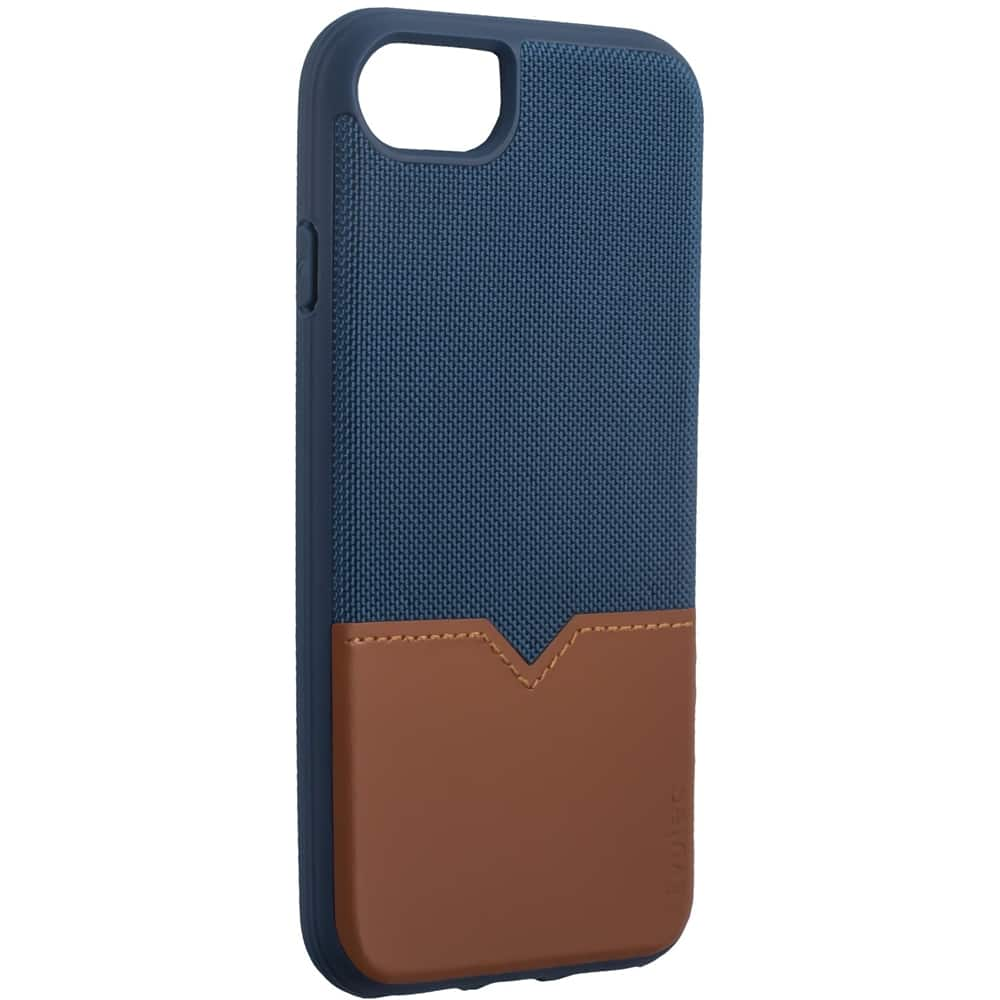 northill case for apple iphone 6, 7 and 8 - blue/saddle