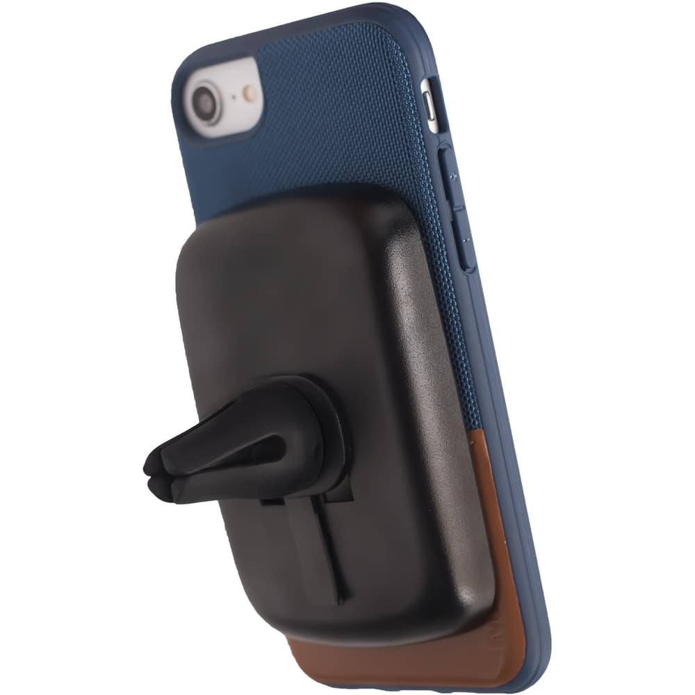 northill case for apple iphone 6, 7 and 8 - blue/saddle