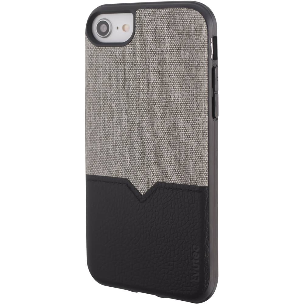 northill case for apple iphone 6, 7 and 8 - black/canvas northill case for apple iphone 6, 7 and 8 - black/canvas