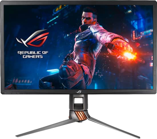 Asus Rog Swift 27 Ips Led 4k Uhd G Sync Monitor With Hdr Displayport Hdmi Black Pg27uq Best Buy Asus Rog Swift 27 Ips Led 4k Uhd G Sync Monitor With Hdr Displayport Hdmi Black Pg27uq Best Buy