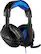Front. Turtle Beach - Stealth 300 Wired Amplified Stereo Gaming Headset for PlayStation 4 - Black/Blue.