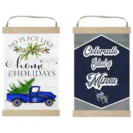 Jardine - Colorado School of Mines Orediggers 12" x 20" Reversible Banner Sign - White