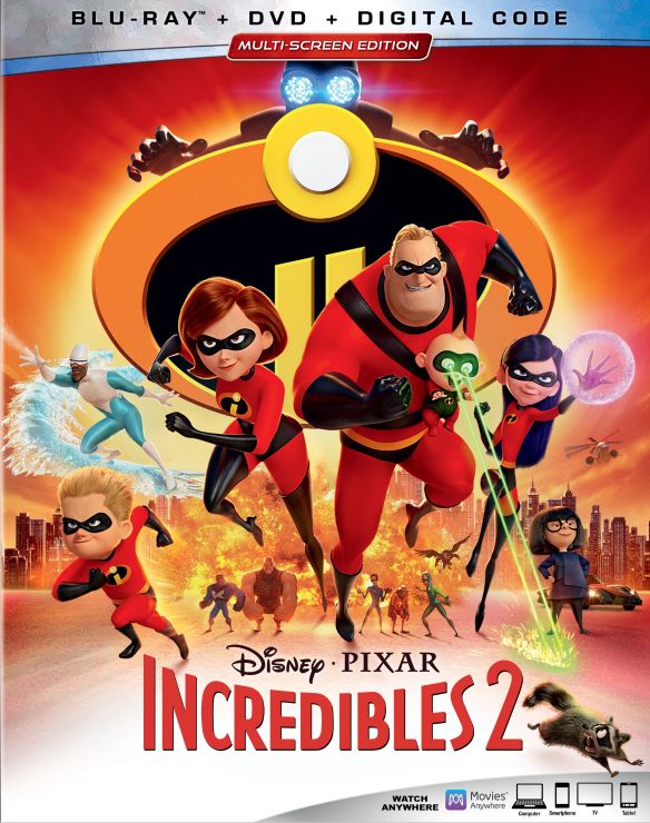  Incredibles 2 [Includes Digital Copy] [Blu-ray/DVD] [2018]
