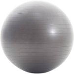 Front Zoom. ProForm - 25.6" Exercise Ball - Gray.