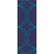Front. Lotus - Printed Yoga Mat - Blue.
