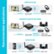 Alt View 15. MEE audio - Connect Hub TV Bluetooth Audio Transmitter and Receiver for Headphones and Speakers - Black.