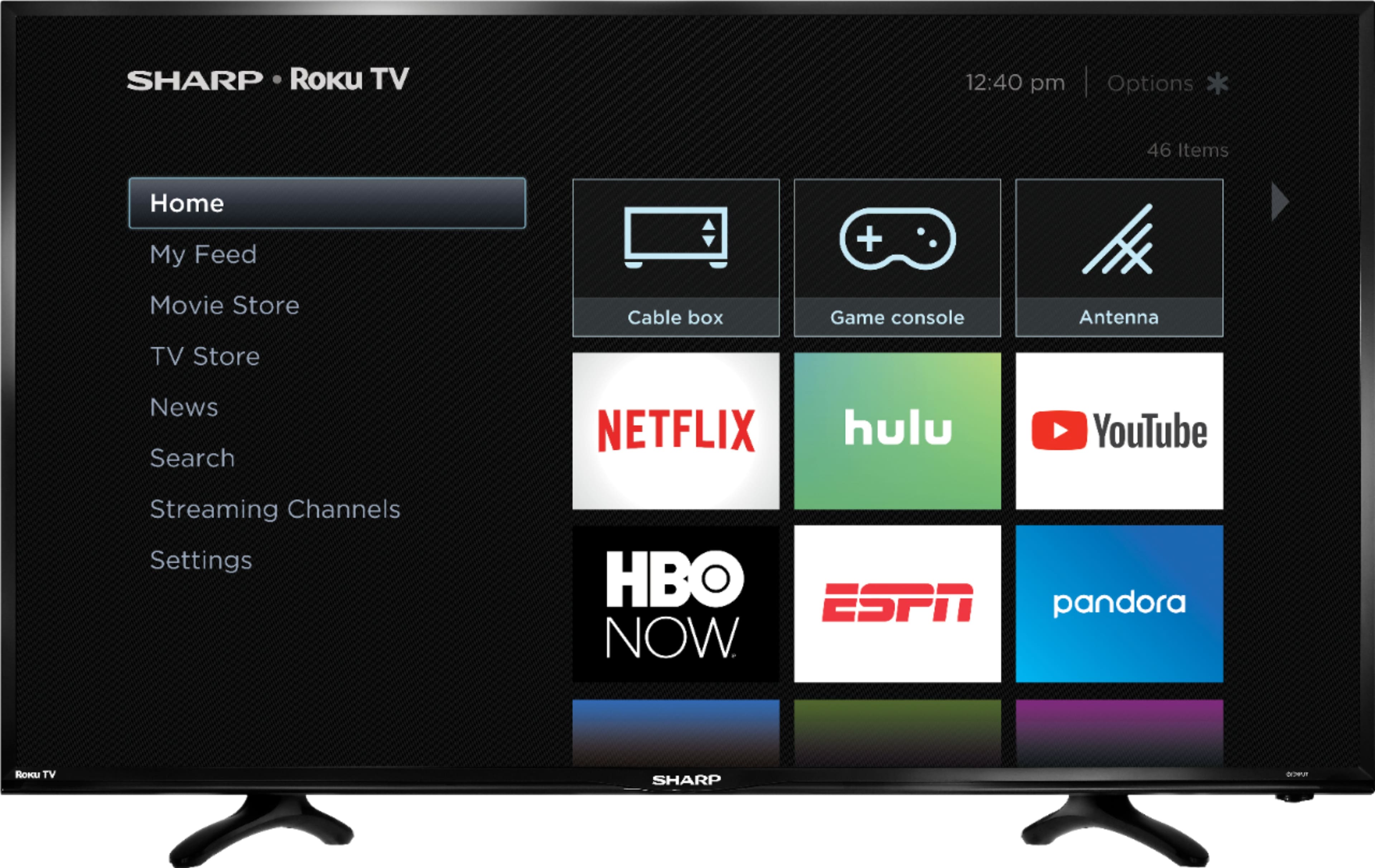 Sharp 40 Class LED 1080p Smart HDTV Roku TV LC-40LB601U - Best Buy