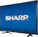 Left. Sharp - 40" Class - LED - 1080p - Smart - HDTV Roku TV - Black.