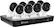Angle. Swann - 16-Channel, 8-Camera Indoor/Outdoor Wired 4K UHD 2TB NVR Surveillance System - Black/White.