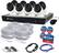 Alt View 13. Swann - 16-Channel, 8-Camera Indoor/Outdoor Wired 4K UHD 2TB NVR Surveillance System - Black/White.