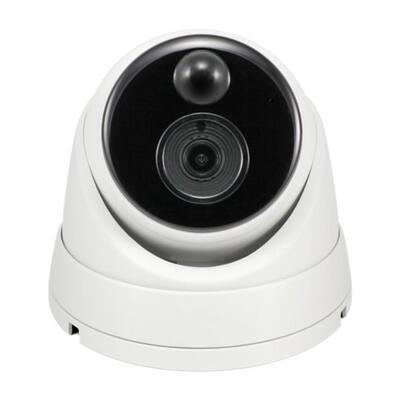 Swann - Indoor/Outdoor Wired Network Surveillance Camera - Black/White