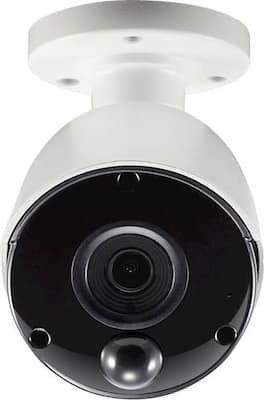 Swann - Indoor/Outdoor Wired Network Surveillance Camera - Black/White