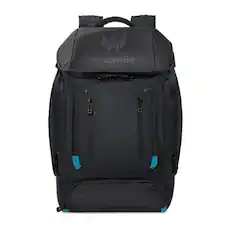 Front. Acer - Laptop Backpack - Black/Teal.