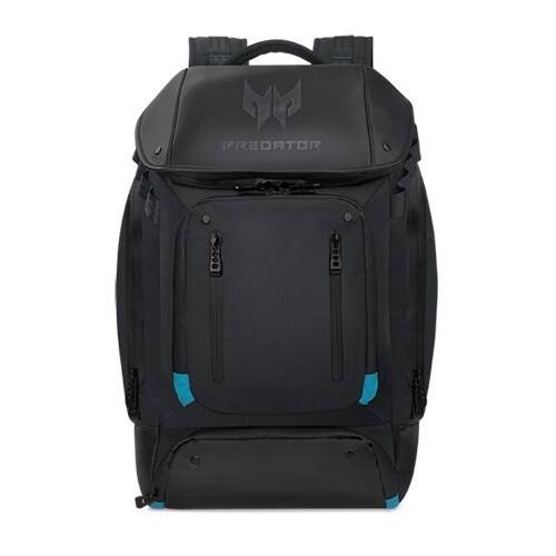 Front. Acer - Laptop Backpack - Black/Teal.