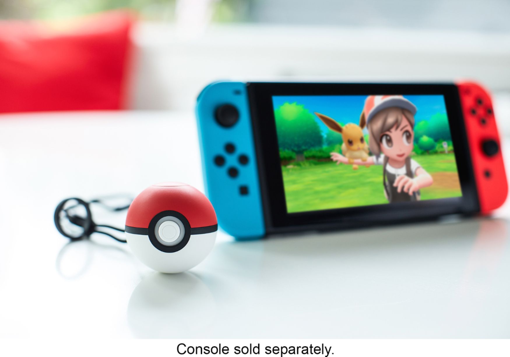 Best Buy: Nintendo Switch Pikachu & Eevee Edition with Pokémon: Let's Go,  Pikachu! + Poké Ball Plus Gray HACSKFALF