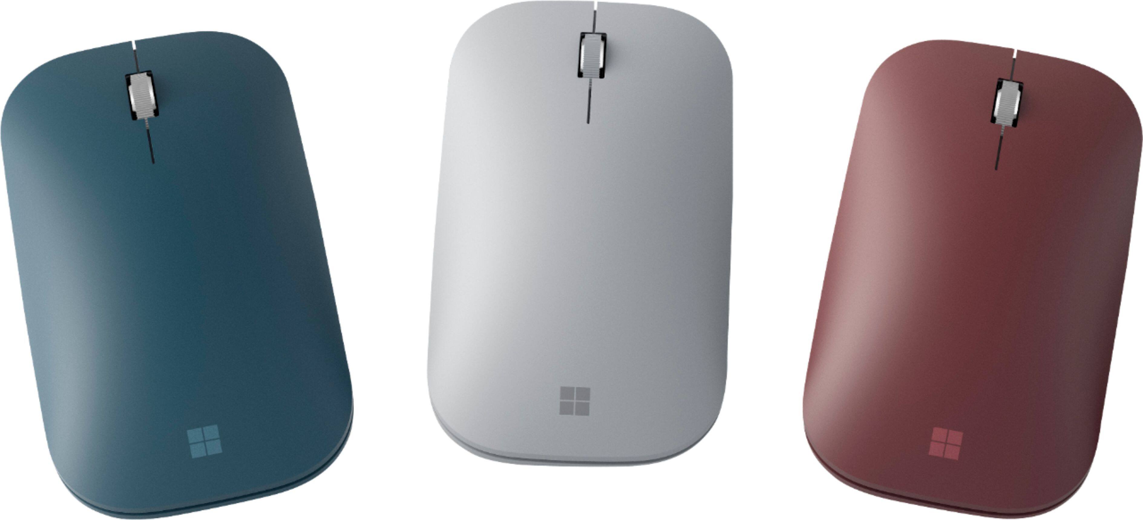 Alt View 14. Microsoft - Surface Mobile Wireless Optical Ambidextrous Mouse - Silver.