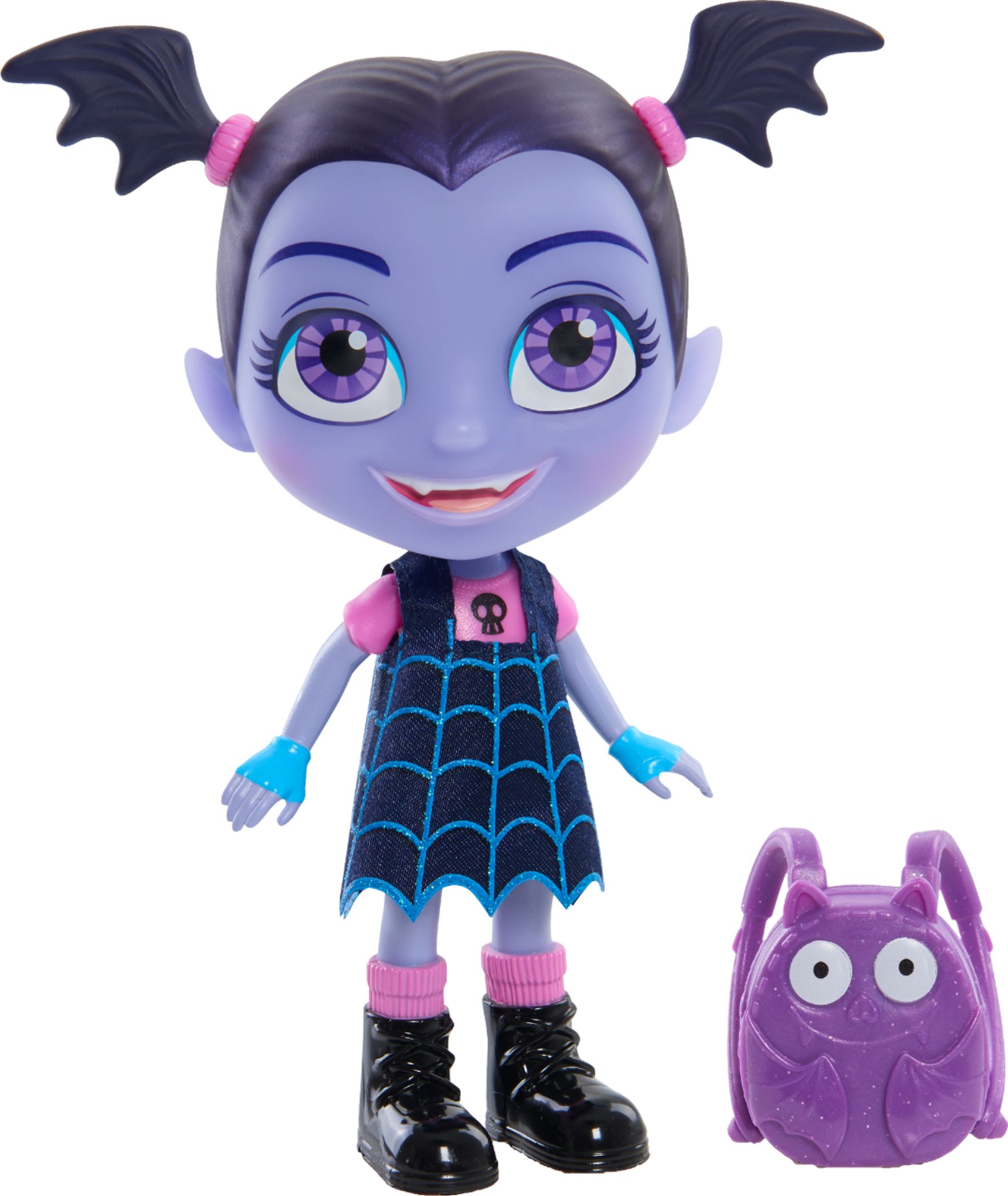 Disney Junior Vampirina Ghoul Girl Doll Poppy With Wearable Backpack