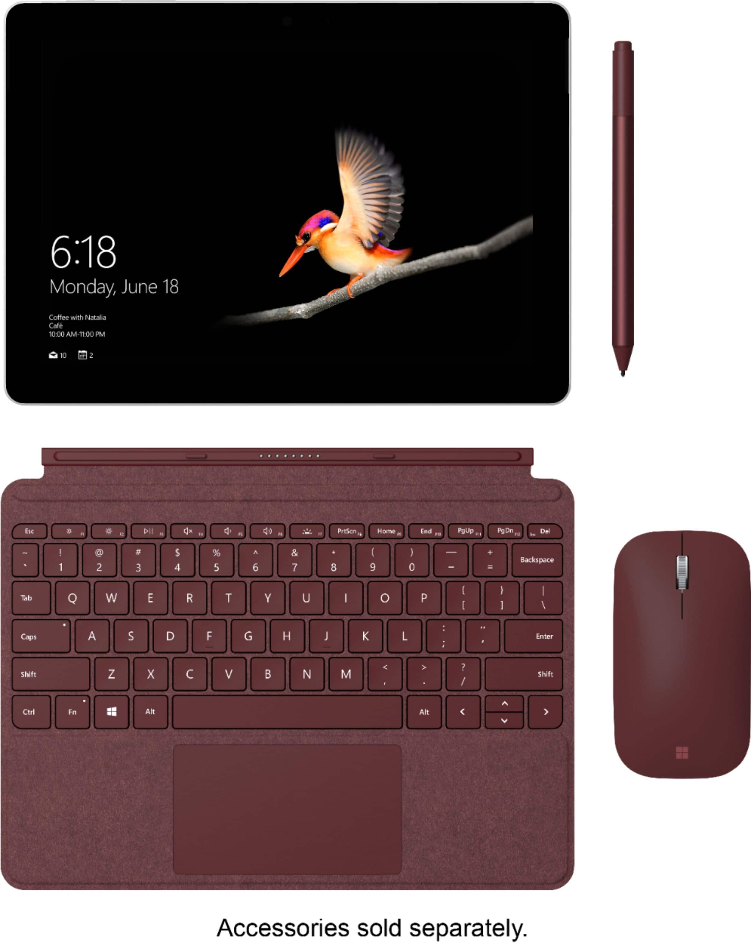 Alt View 13. Microsoft - Surface Go - 10" Touch-Screen - Intel Pentium Gold - 4GB Memory - 64GB Storage.
