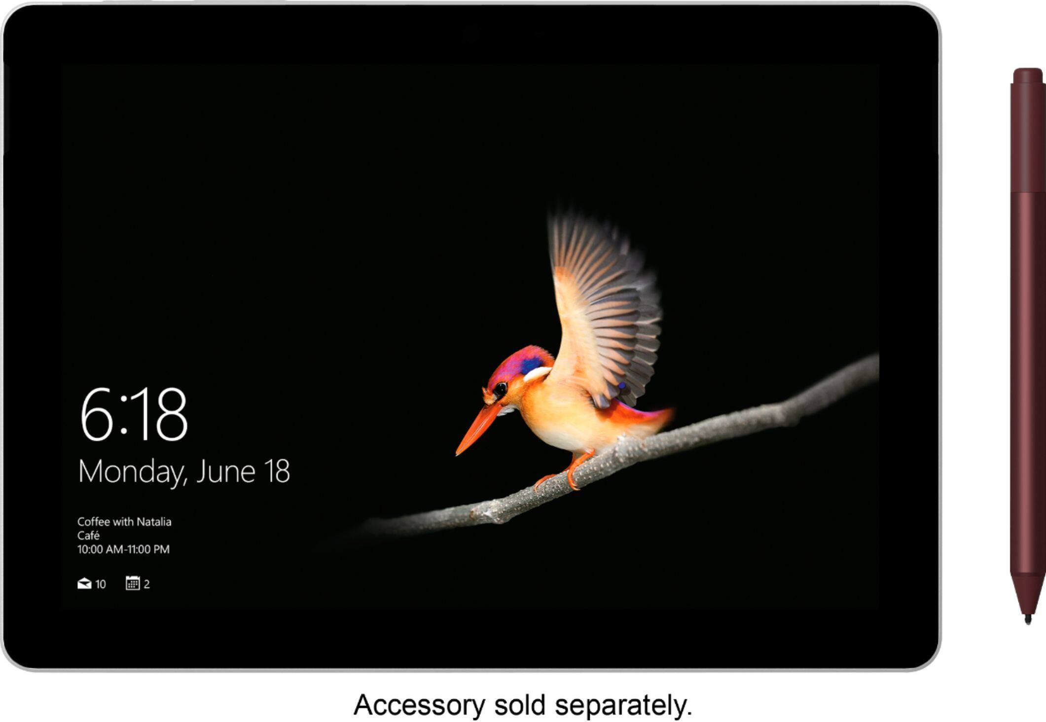 Alt View 14. Microsoft - Surface Go - 10" Touch-Screen - Intel Pentium Gold - 4GB Memory - 64GB Storage.