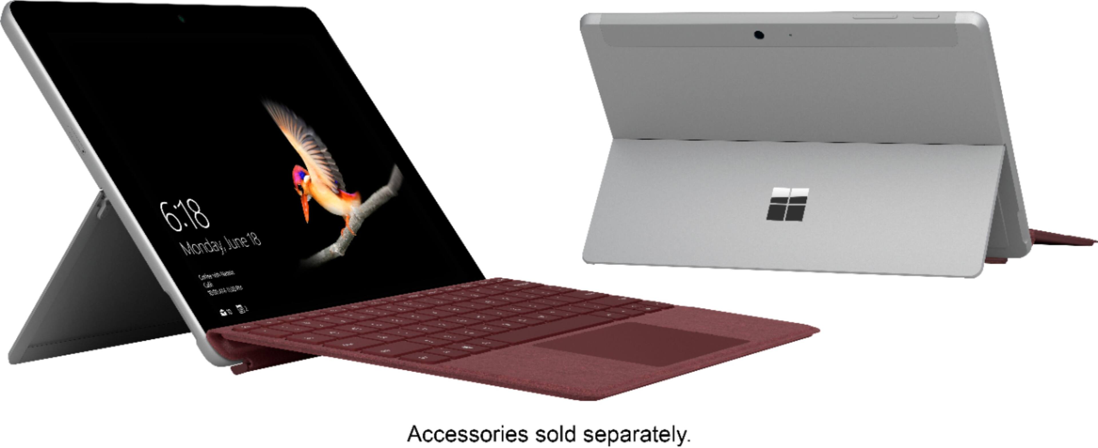 Microsoft Surface Go 10 128GB With Keyboard Silver  - Best Buy