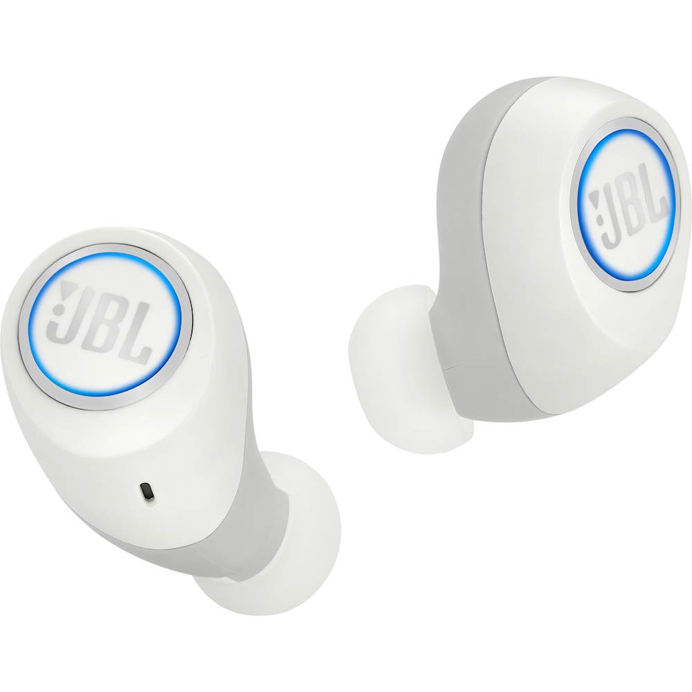 Angle View: JBL - FREE True Wireless In-Ear Headphones Gen 2 - White