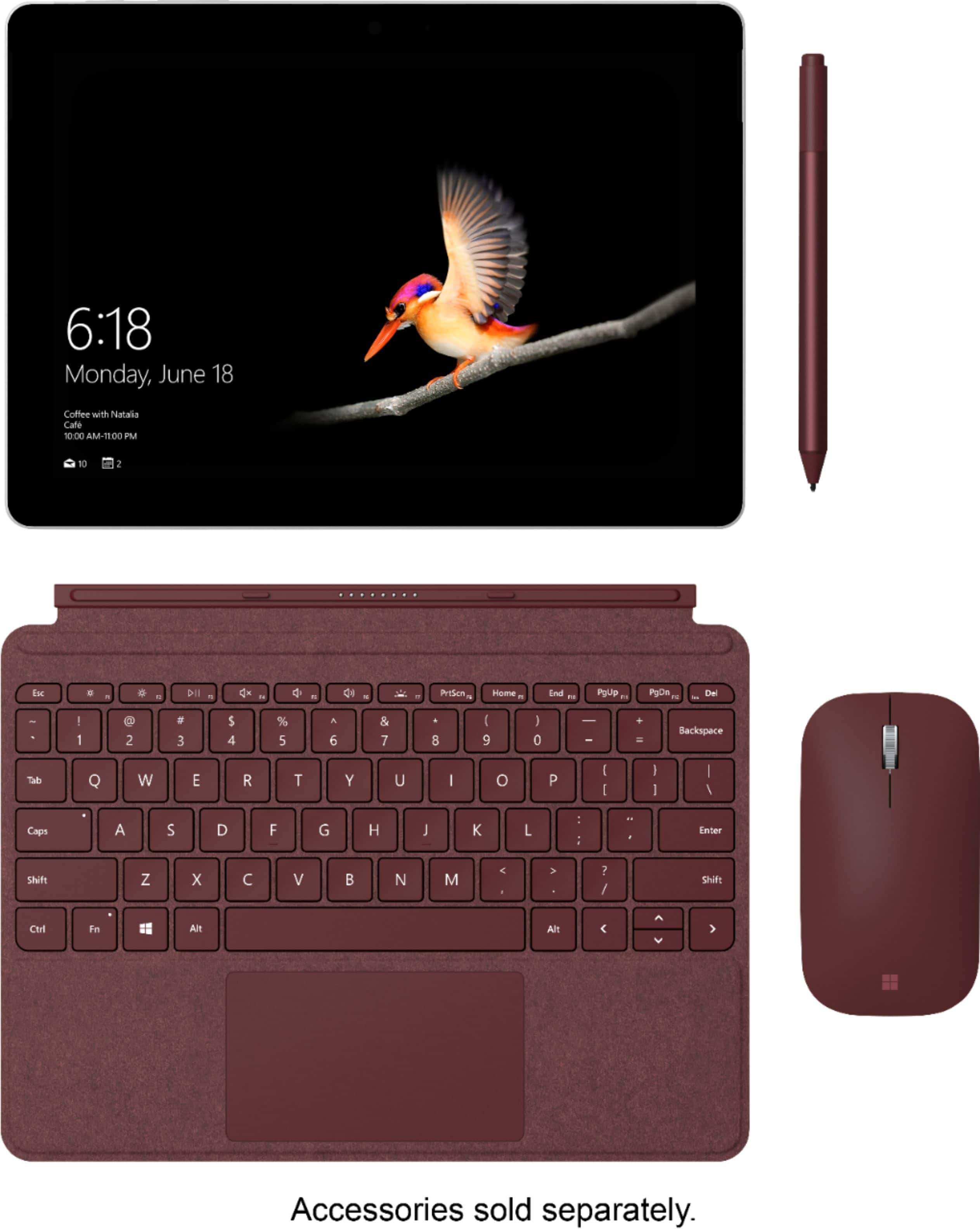 Microsoft Surface Go 1824, 8 GB Go Ram, 128GB W/ Backlit Keyboard *MINT AS  IS*